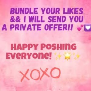 Bundle your faves!!! I’ll send you a private offer